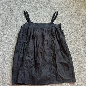 Black Sleeveless Babydoll Dress